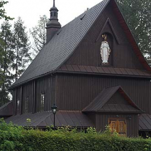 Tymanowa, drewniany kościół, małopolska